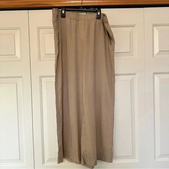 J Jill Pure Jill Tencel Wide Leg Cropped Pants - Picture 8 of 8